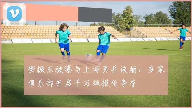 樊振东被曝与上海男乒谈崩,多家俱乐部开启千万级报价争夺